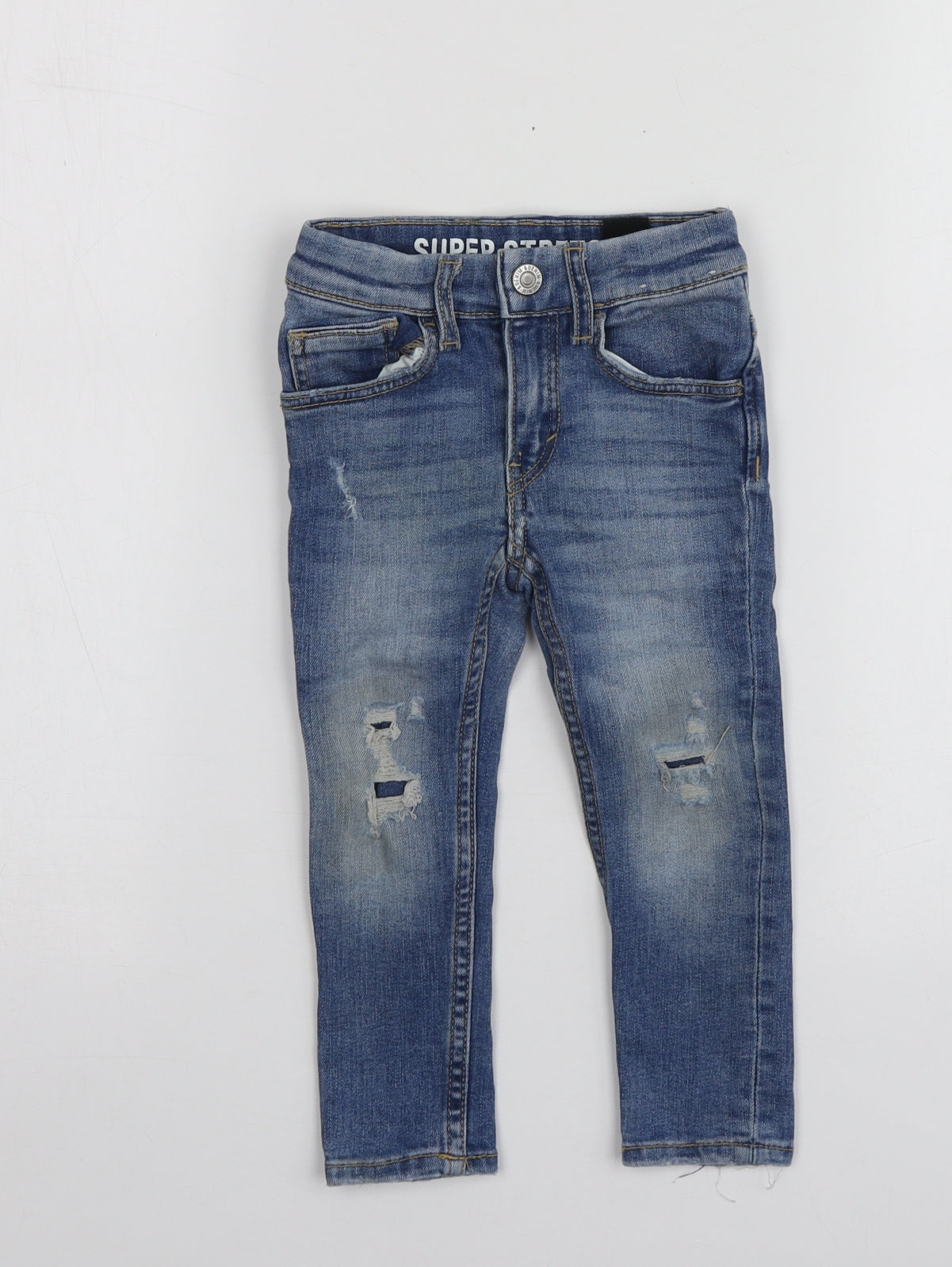 Denim Boys Blue  Cotton Jogger Jeans Size 18-24 Months