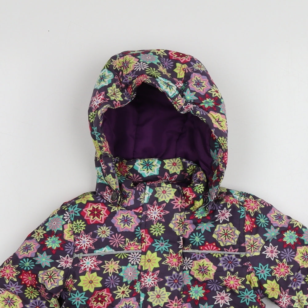 name it Girls Multicoloured Geometric  Jacket  Size 9-12 Months