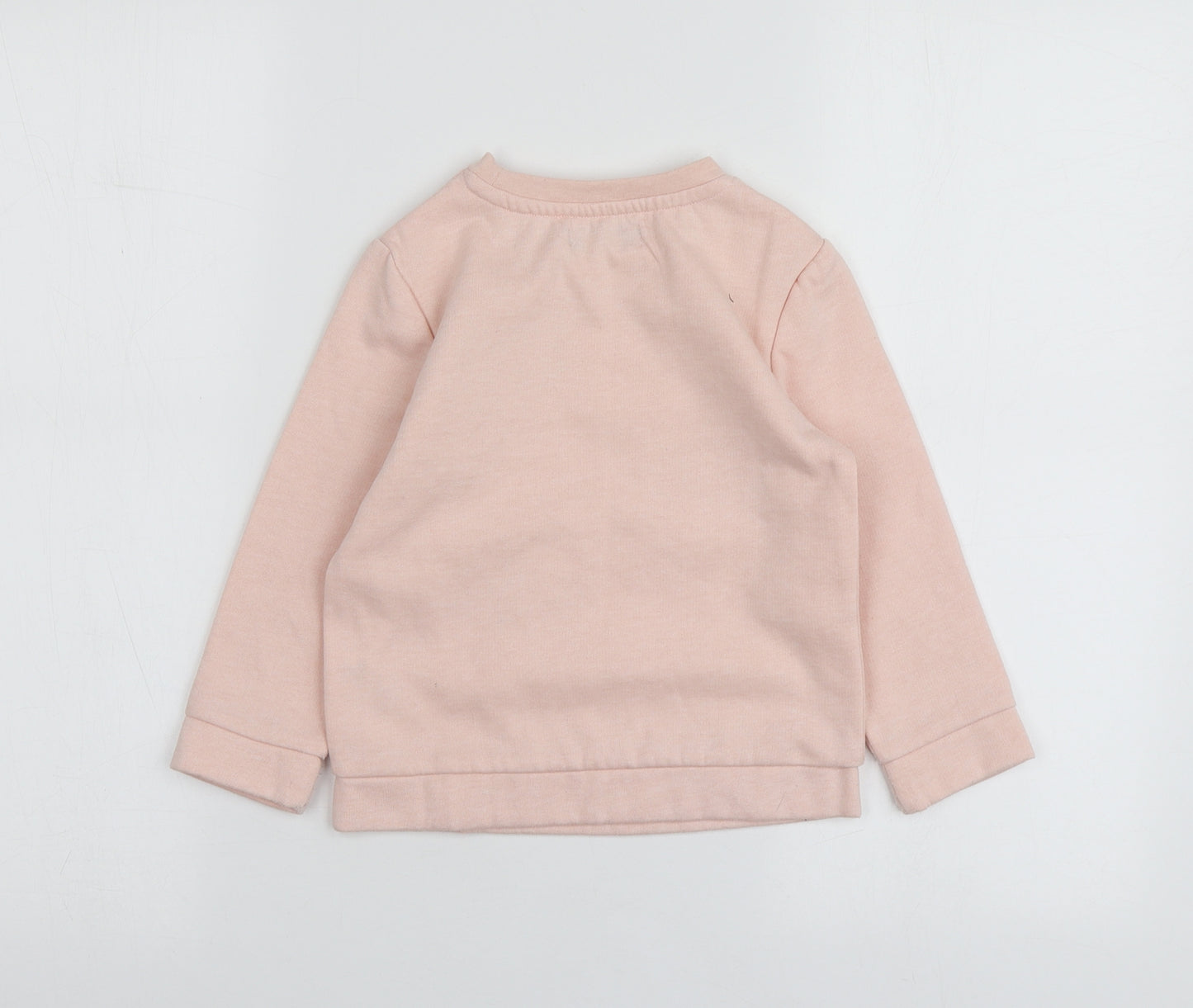 Abcd R Girls Pink Geometric Polyester Cape Sweatshirt Size 5 Years