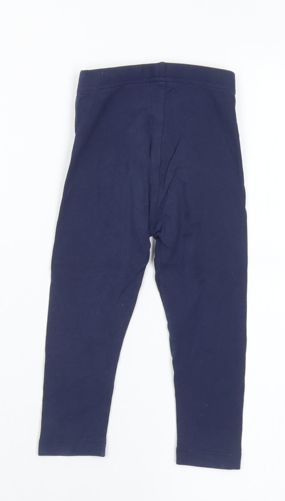 George Girls Blue  Cotton Capri Leggings Size 18-24 Months