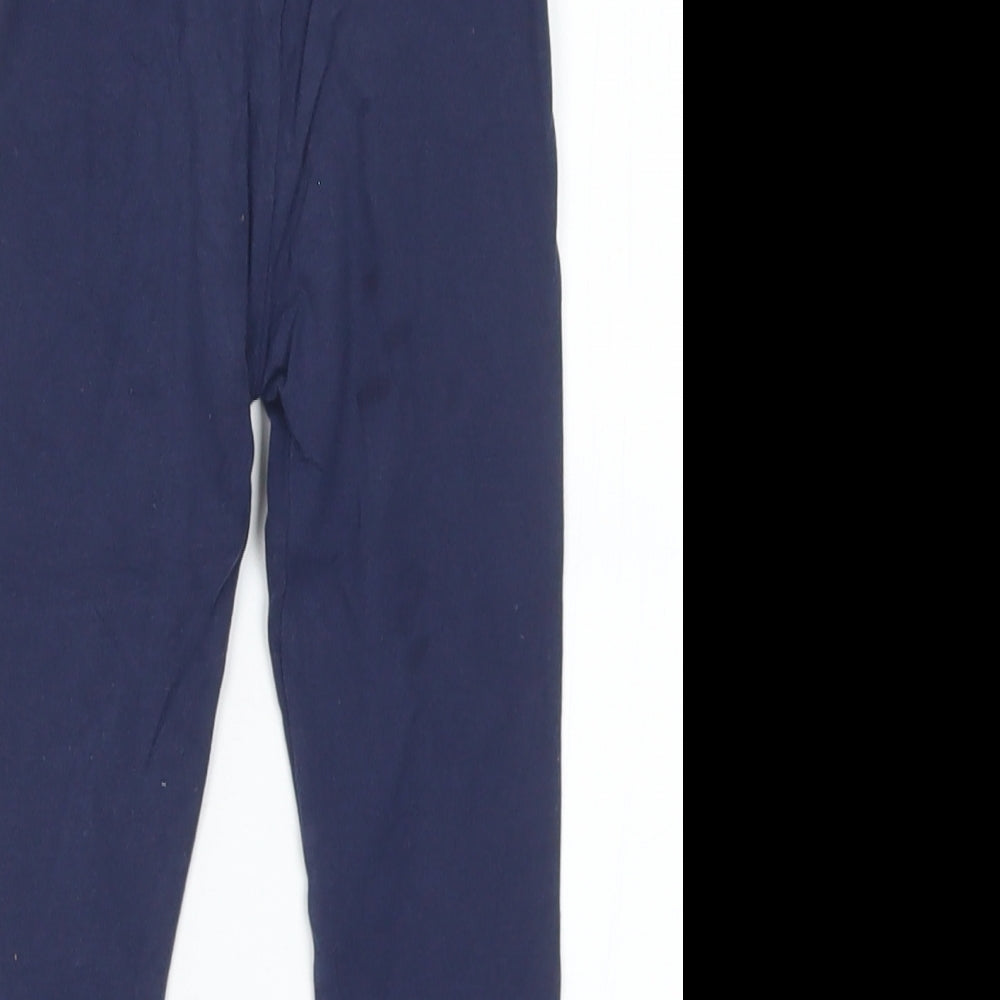 George Girls Blue  Cotton Capri Leggings Size 18-24 Months