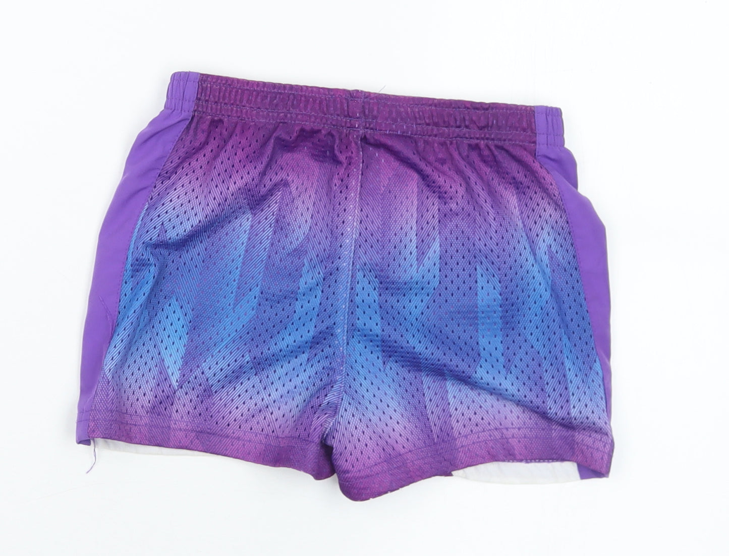 Sketchers Girls Purple  Polyester Sweat Shorts Size 5-6 Years  Regular