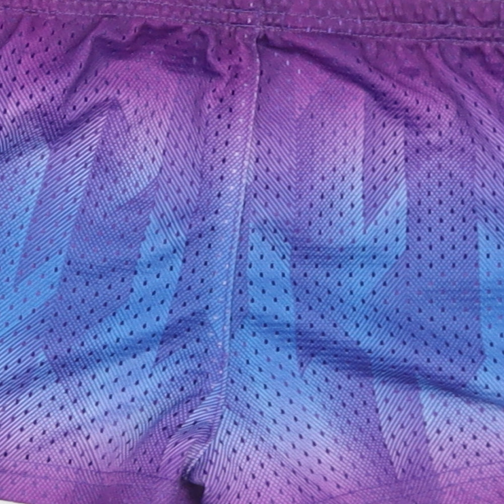 Sketchers Girls Purple  Polyester Sweat Shorts Size 5-6 Years  Regular