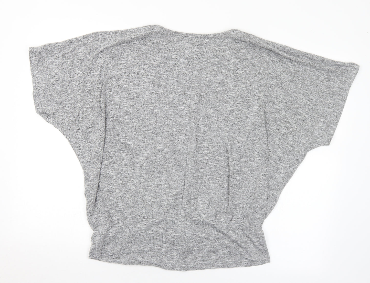 New Look Womens Grey Round Neck  Polyester Pullover Jumper Size L