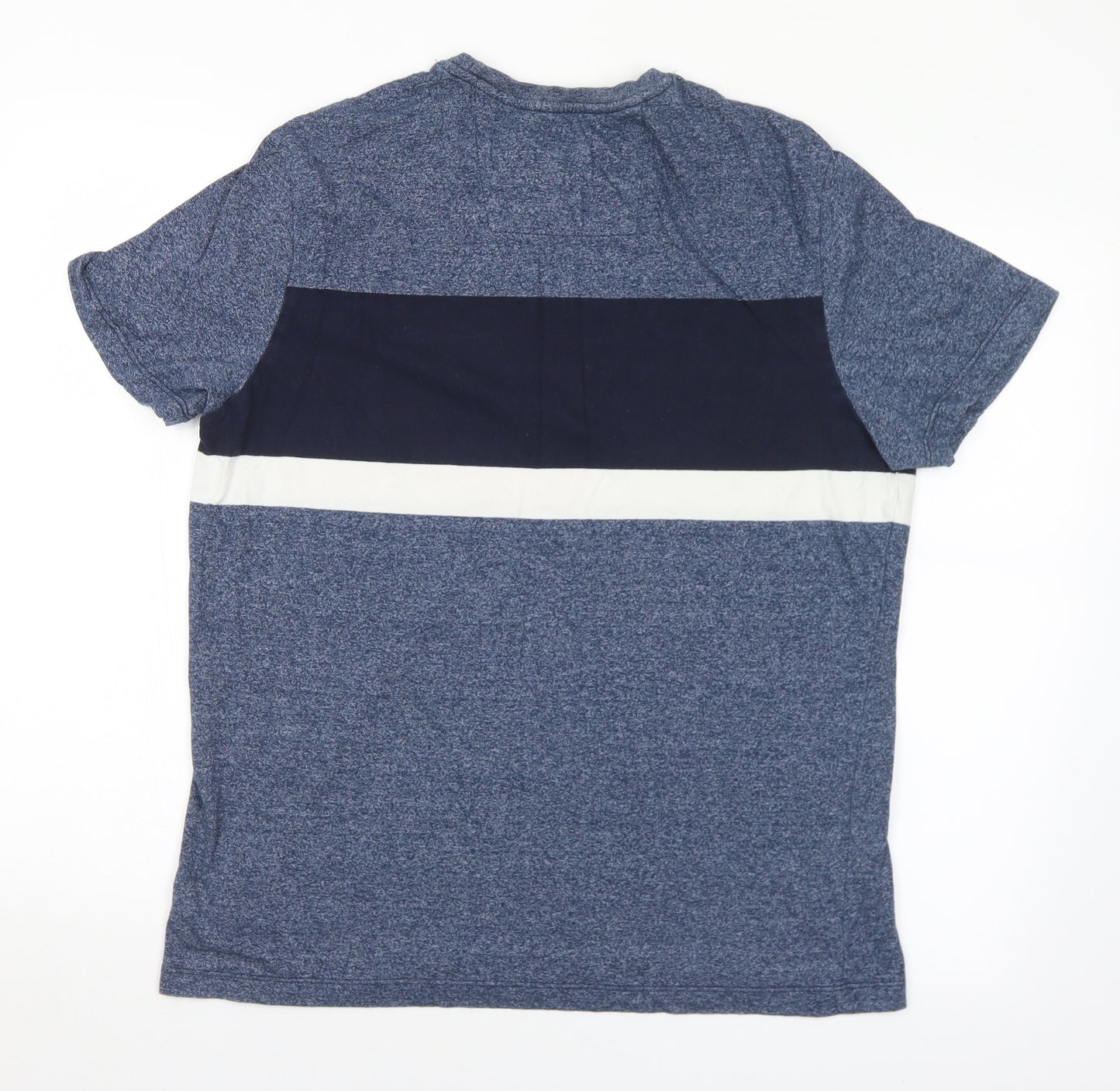 F&F Mens Multicoloured  Cotton  T-Shirt Size L Crew Neck
