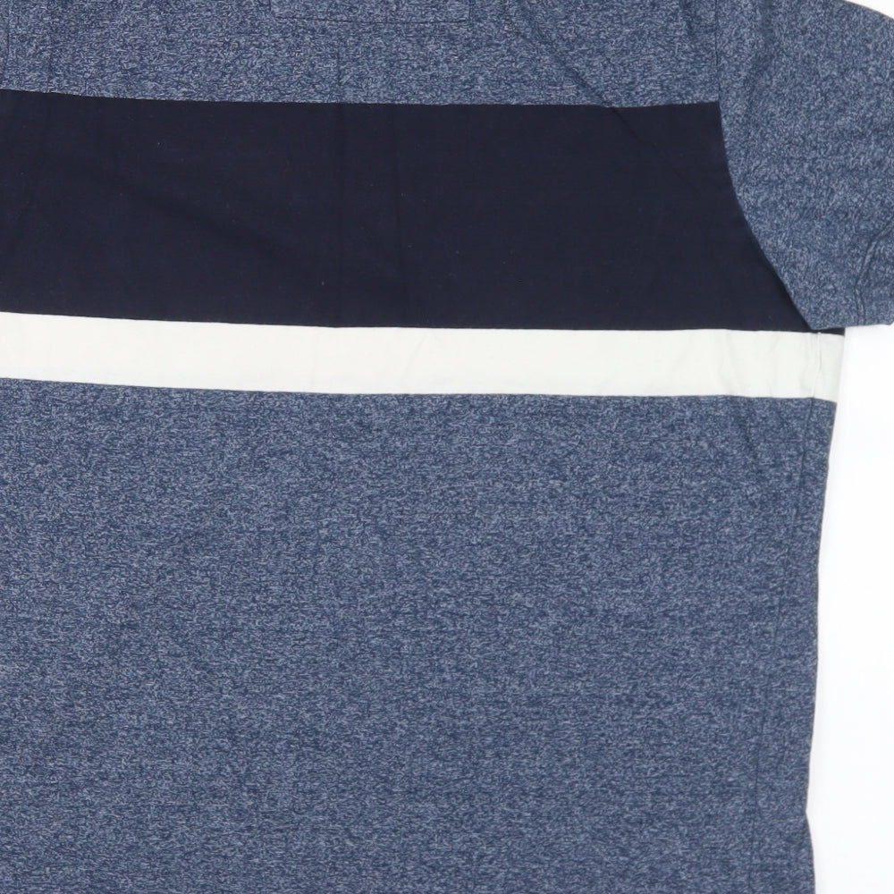 F&F Mens Multicoloured  Cotton  T-Shirt Size L Crew Neck