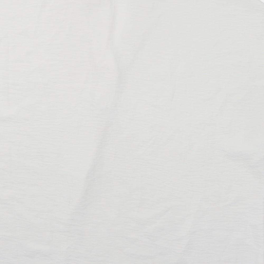 Primark Womens White  Polyester Basic Blouse Size 20 V-Neck