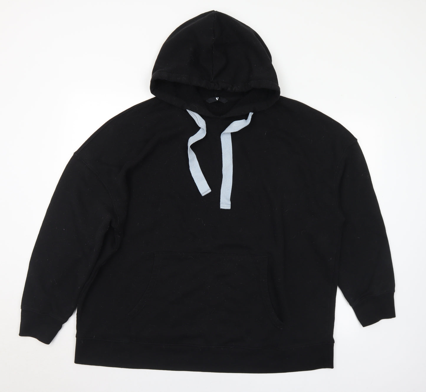 Very Womens Black  Polyester Pullover Hoodie Size 24