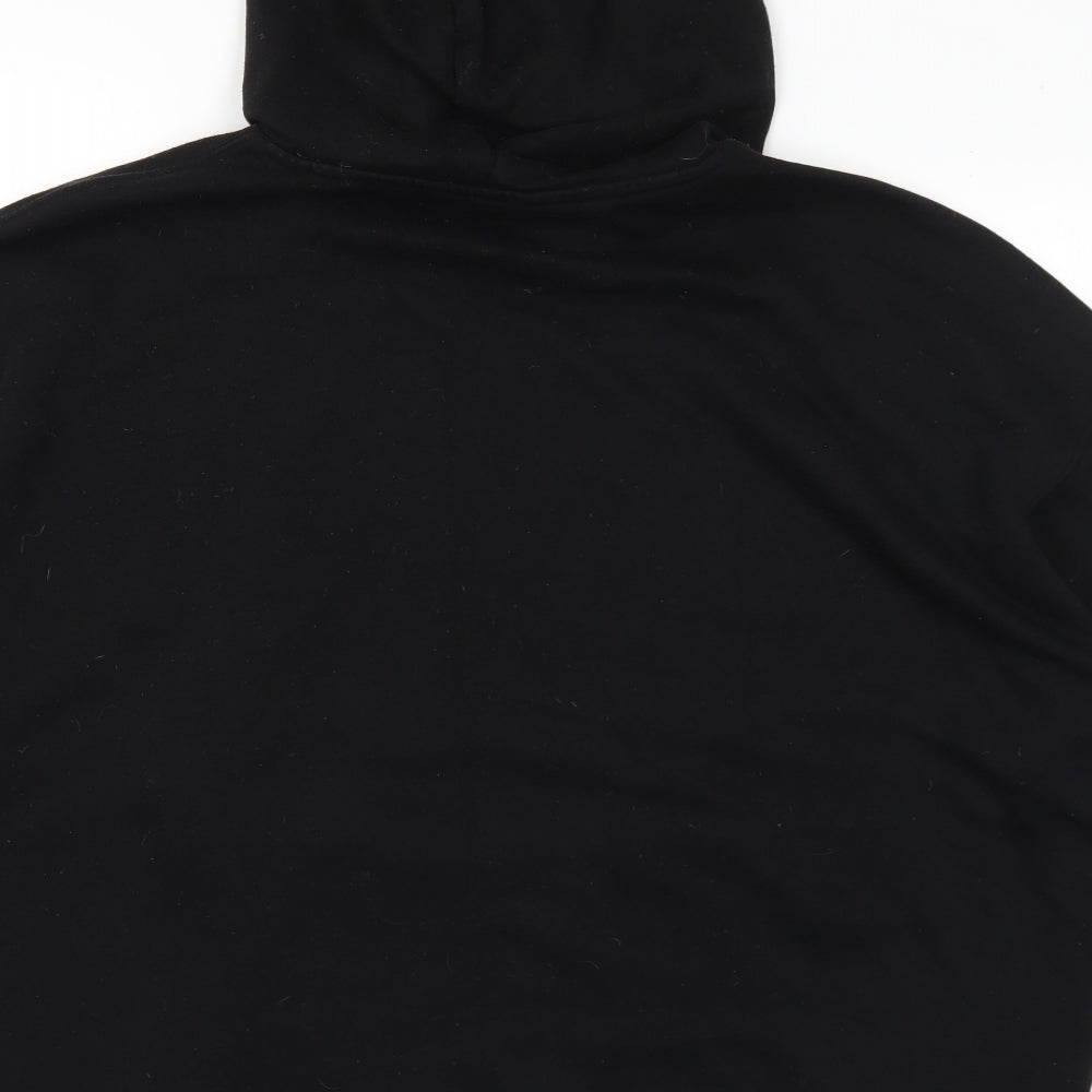 Very Womens Black  Polyester Pullover Hoodie Size 24