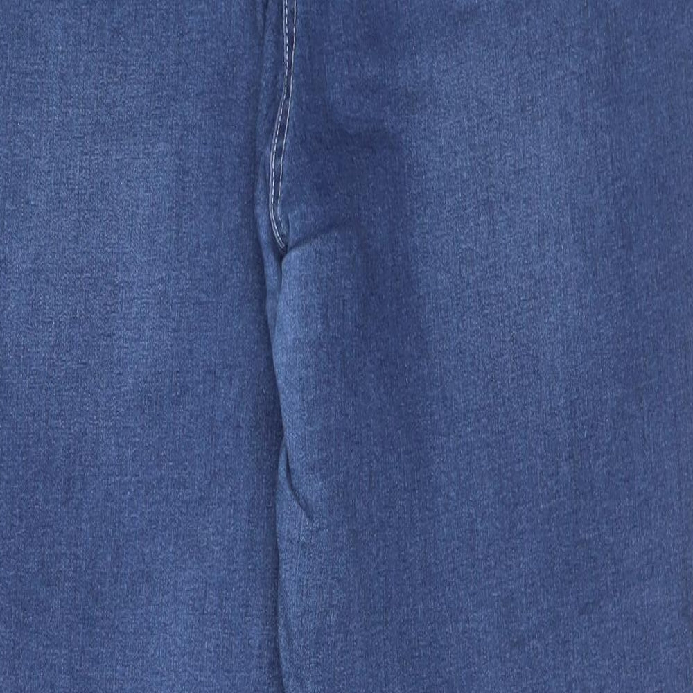 TU Womens Blue  Cotton Skinny Jeans Size 22 L29 in Regular Button