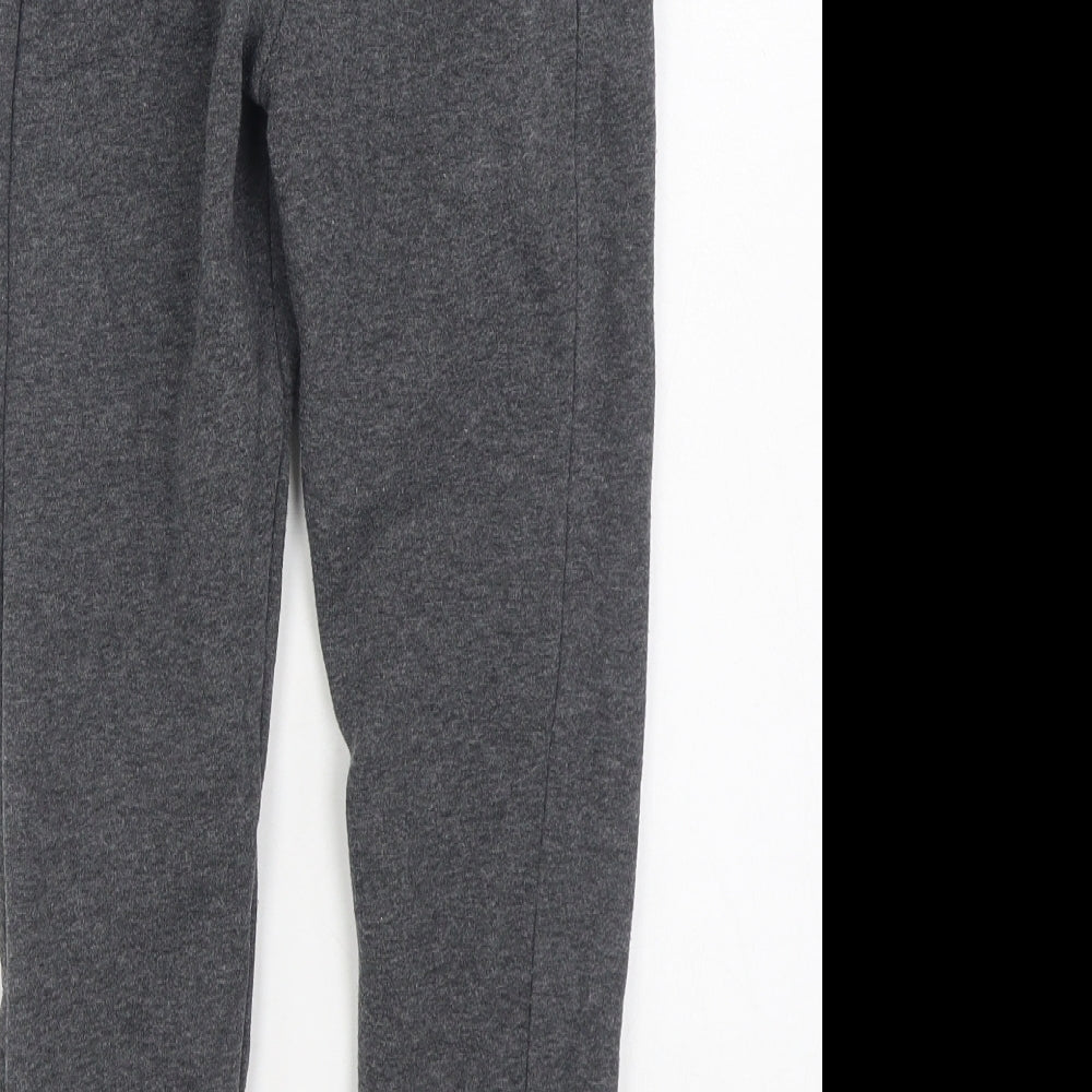 Primark Boys Grey  Cotton Jogger Trousers Size 6-7 Years  Regular Tie