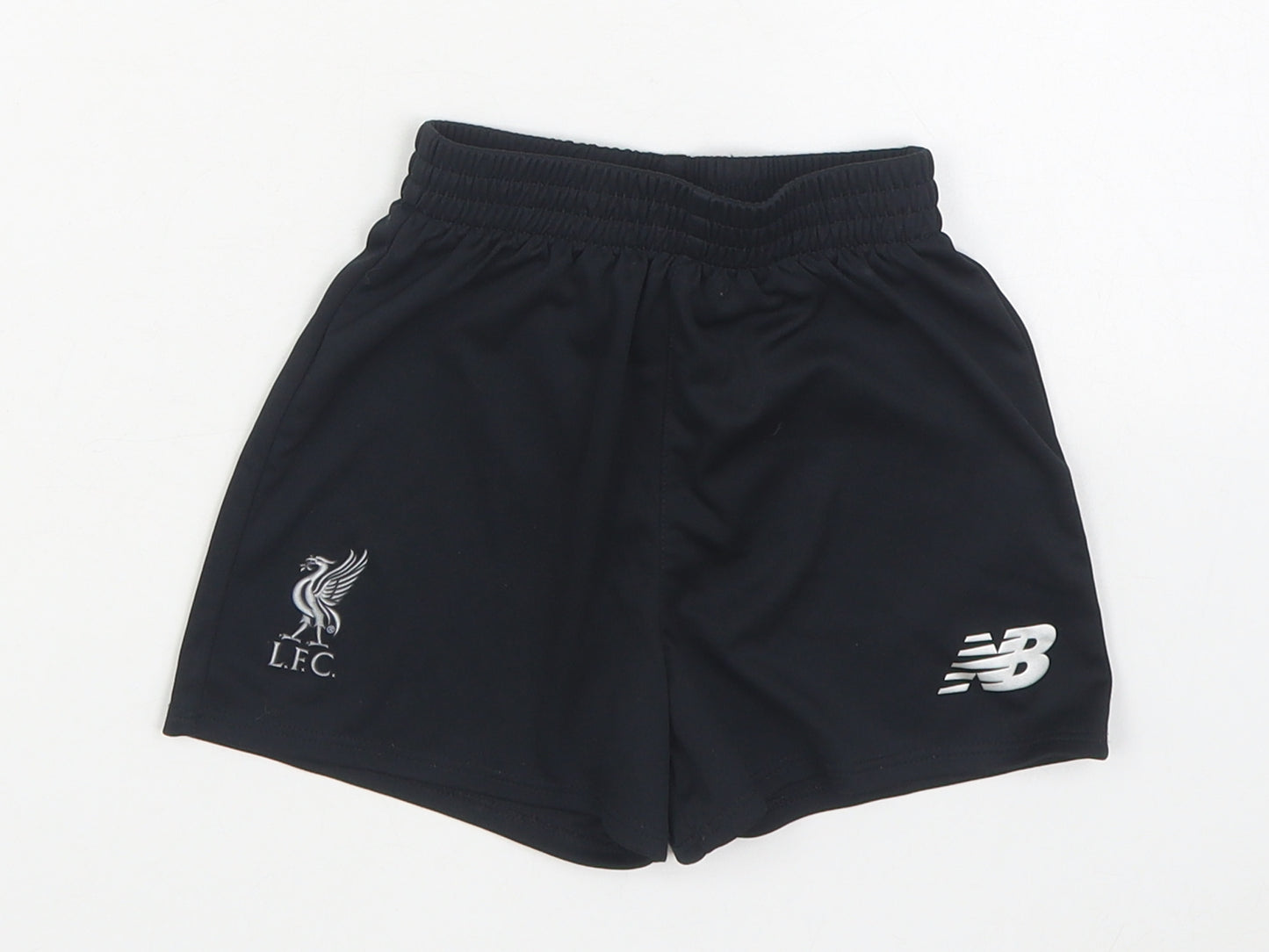 New Balance Boys Black  Polyester Cropped Trousers Size 12-18 Months  Tie - LFC