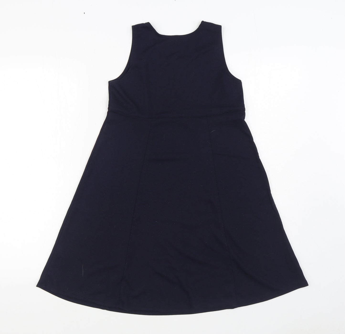 George Girls Blue  Polyester A-Line  Size 10-11 Years  Round Neck Pullover