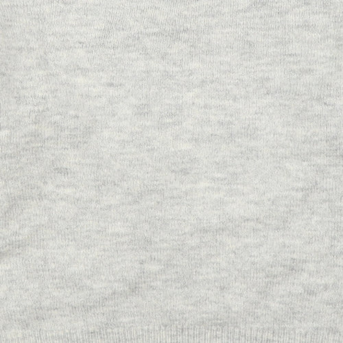RESERVED Girls Grey Round Neck  Acrylic Pullover Jumper Size 10-11 Years  Pullover