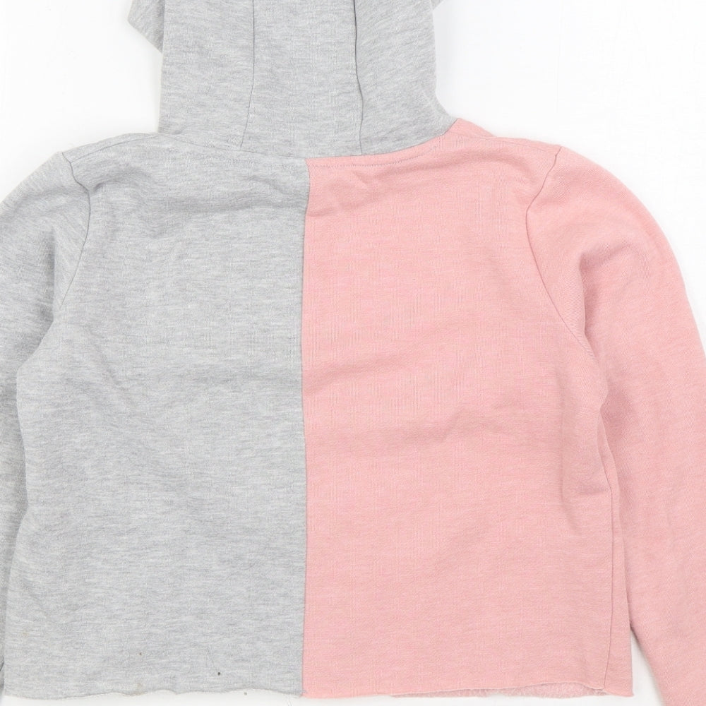 Primark Girls Grey  Cotton Pullover Hoodie Size 11-12 Years  Pullover - Disney