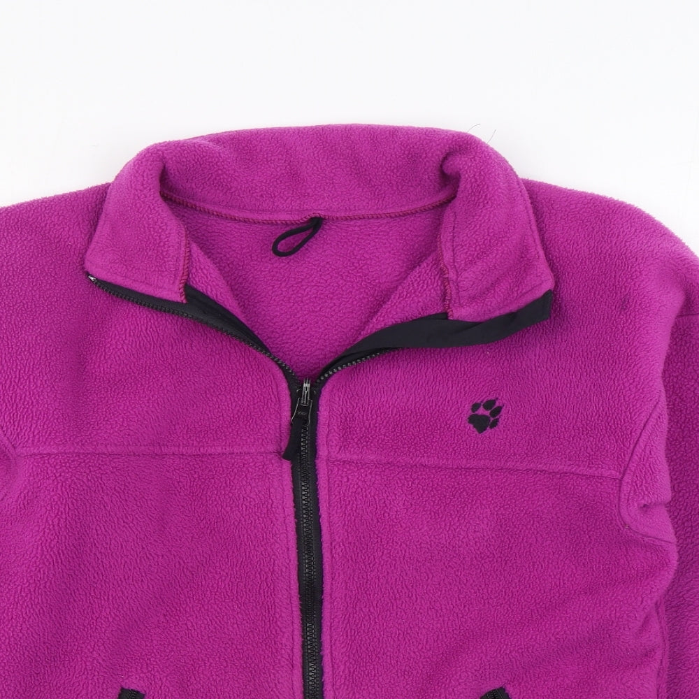 Jack Wolfskin Womens Purple   Jacket  Size M  Zip