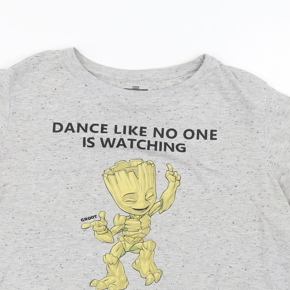 Primark Mens Grey  Cotton  T-Shirt Size XL Round Neck  - Marvel