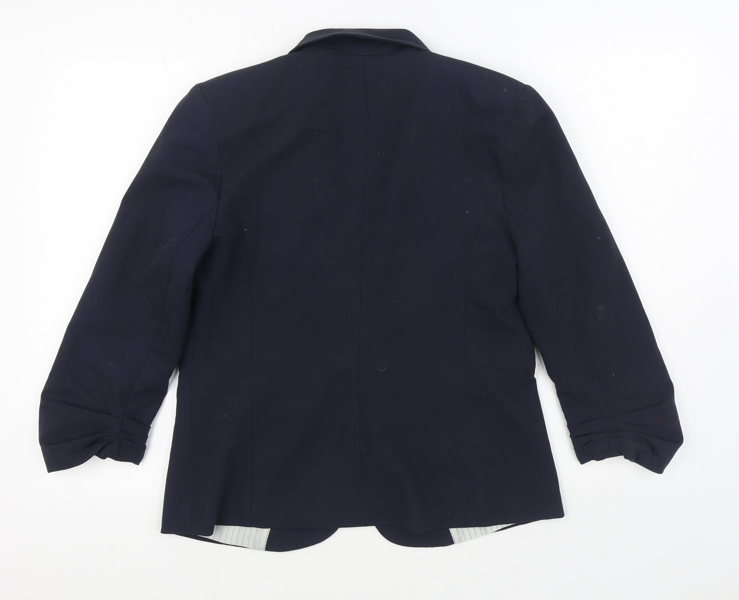 Primark Womens Blue   Jacket Blazer Size 14  Button