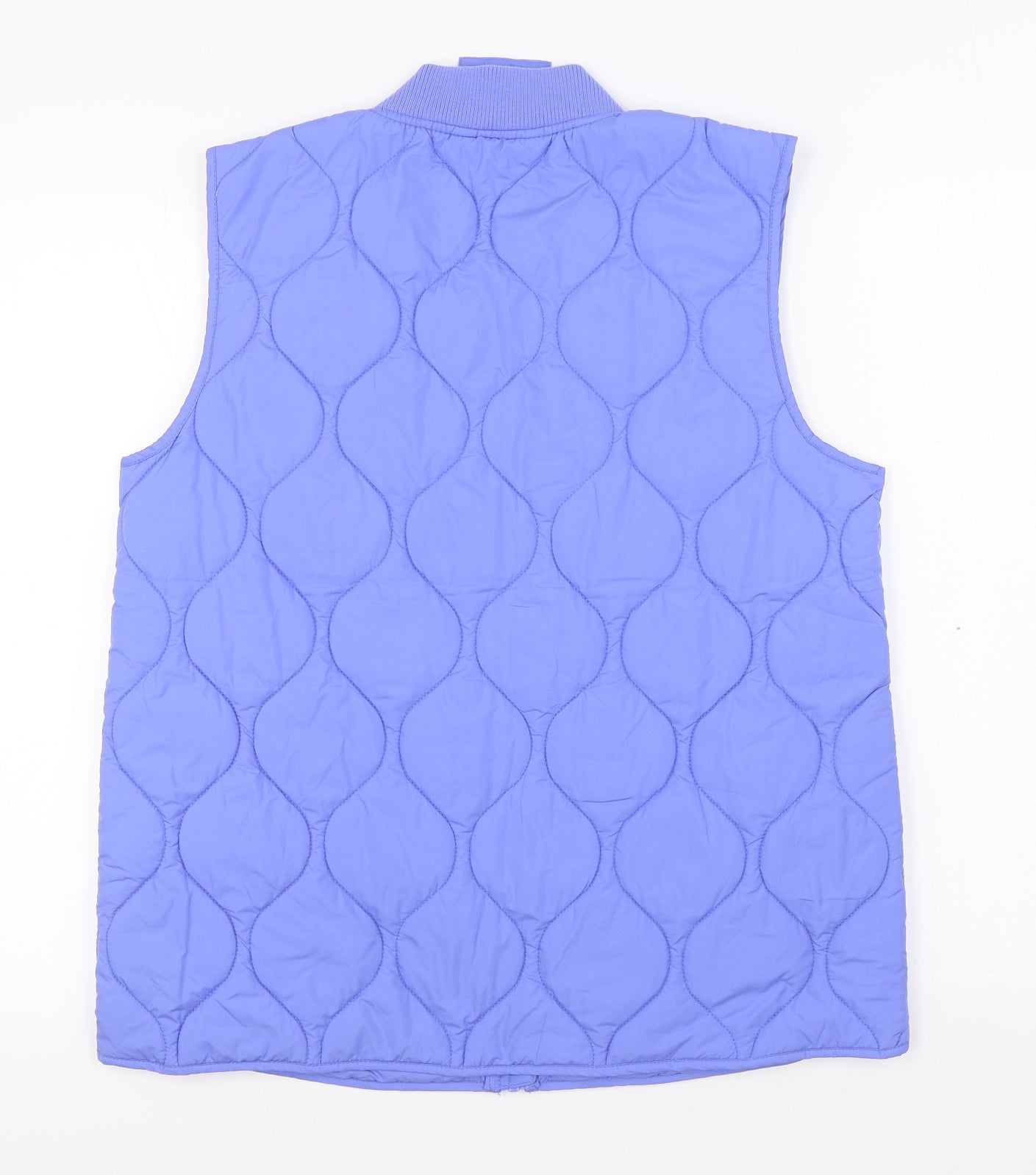Marks and Spencer Womens Blue   Gilet Jacket Size 12  Zip