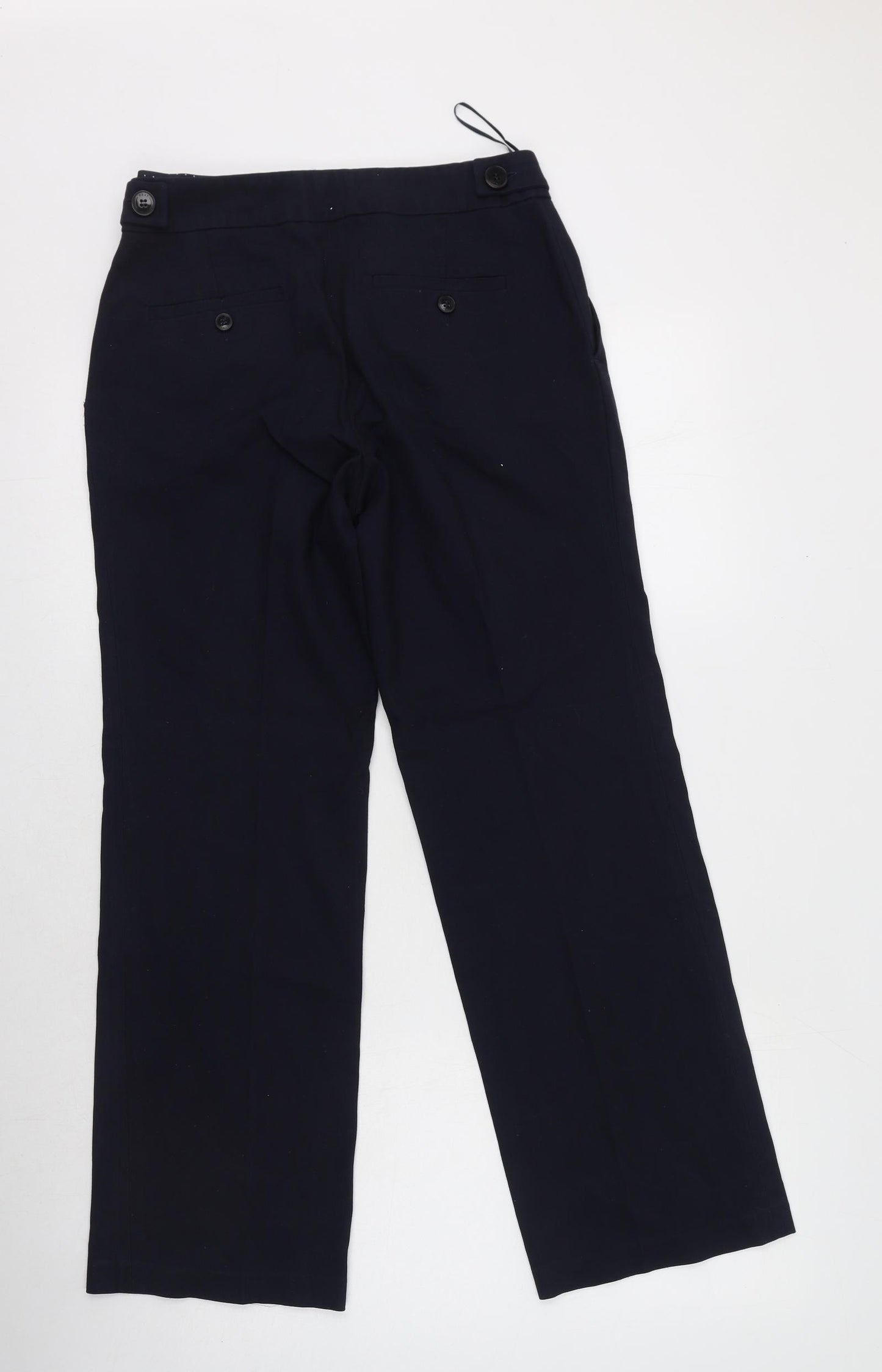 NEXT Womens Blue  Polyester Trousers  Size 8 L28.5 in Regular