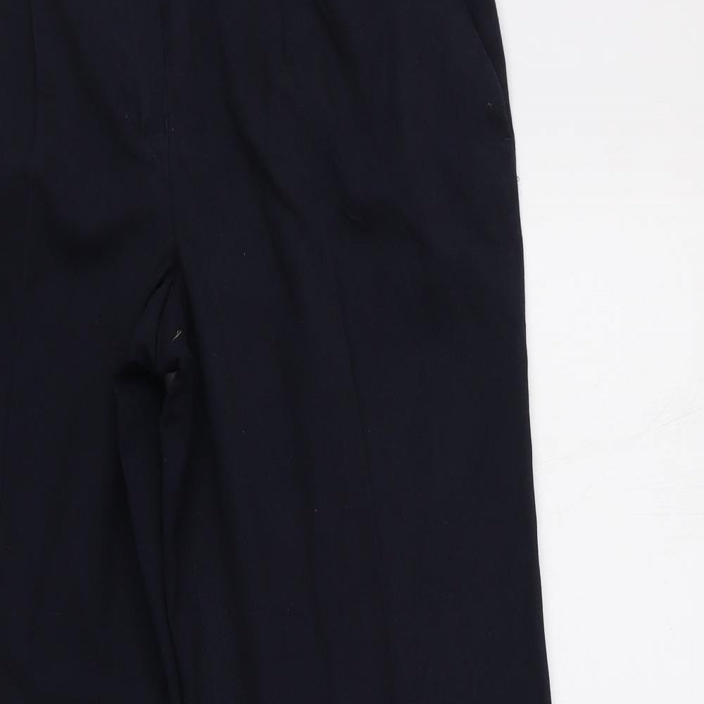 NEXT Womens Blue  Polyester Trousers  Size 8 L28.5 in Regular