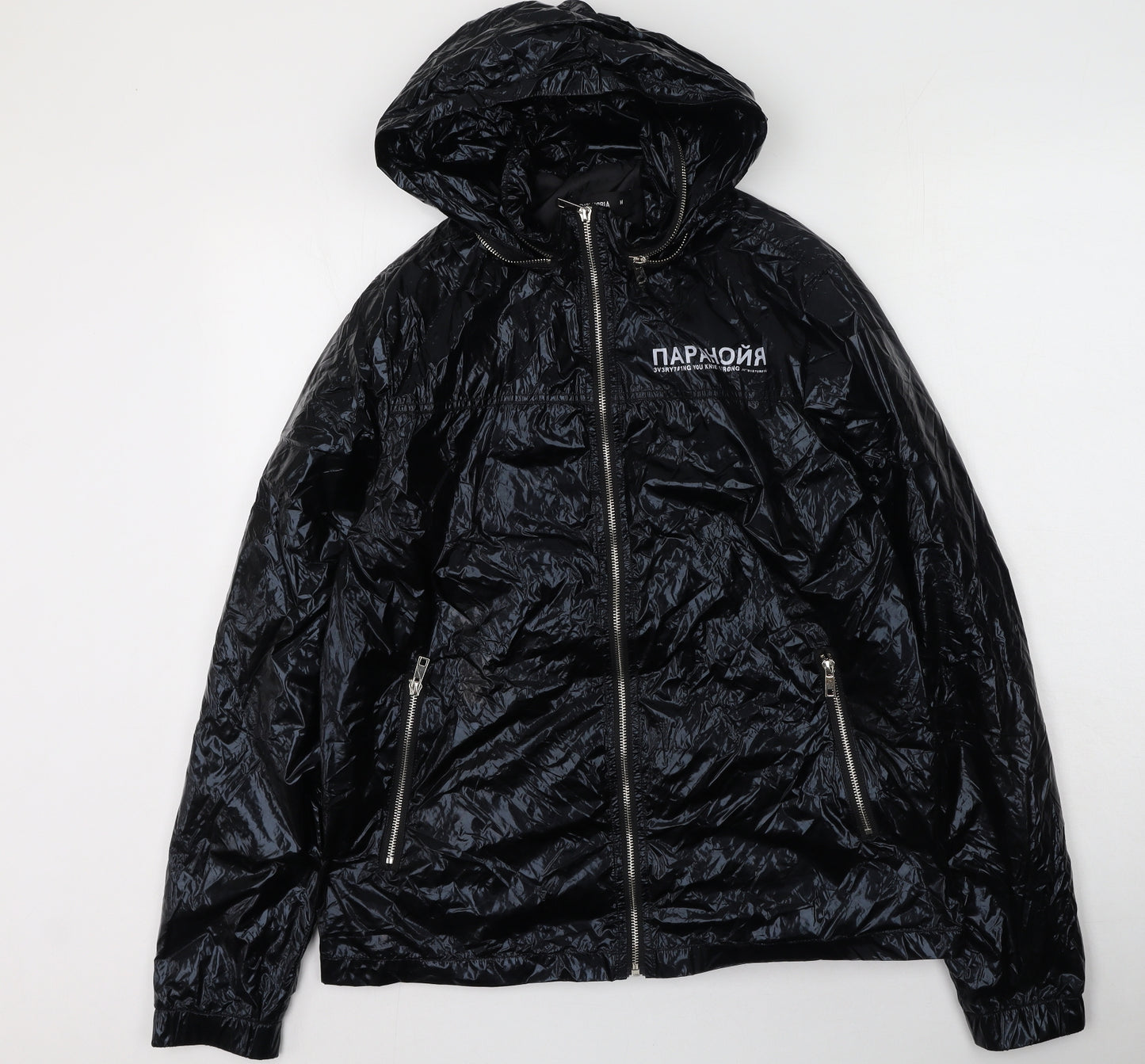 Disturbia Mens Black   Jacket  Size M