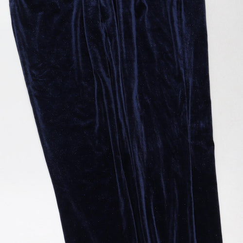 b.young Womens Blue  Polyester Jogger Trousers Size M L34 in Regular