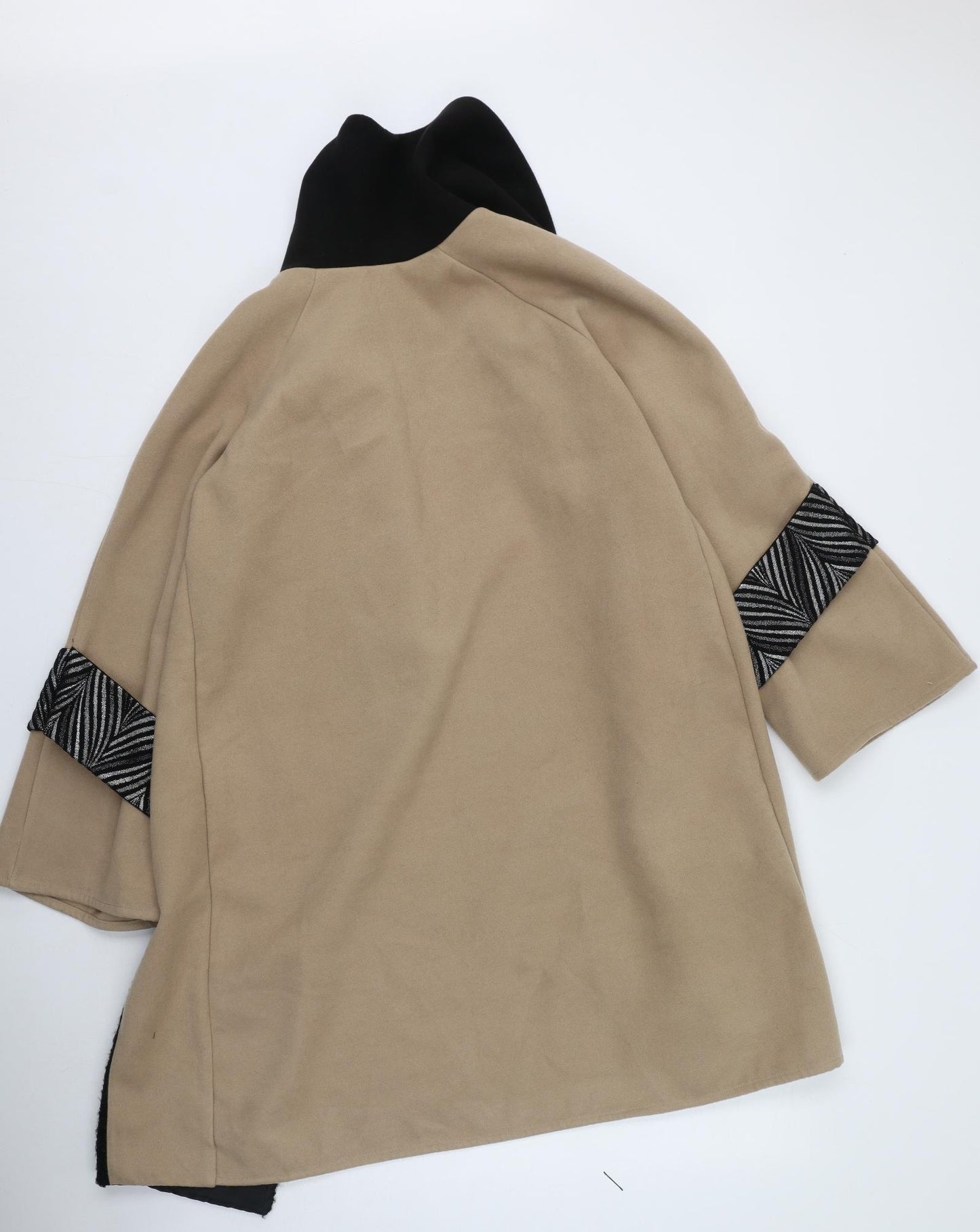seva Womens Brown   Trench Coat Coatigan Size S