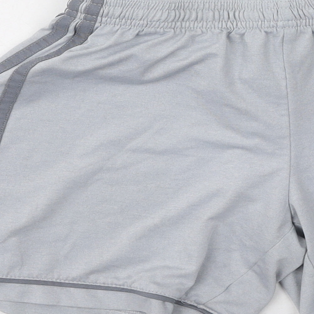 adidas Boys Grey  Polyester Sweat Shorts Size 11-12 Years  Regular