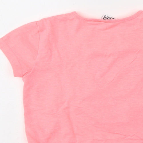 Primark  Girls Pink  Polyester Basic Casual Size 5-6 Years Round Neck  - Minnie Mouse