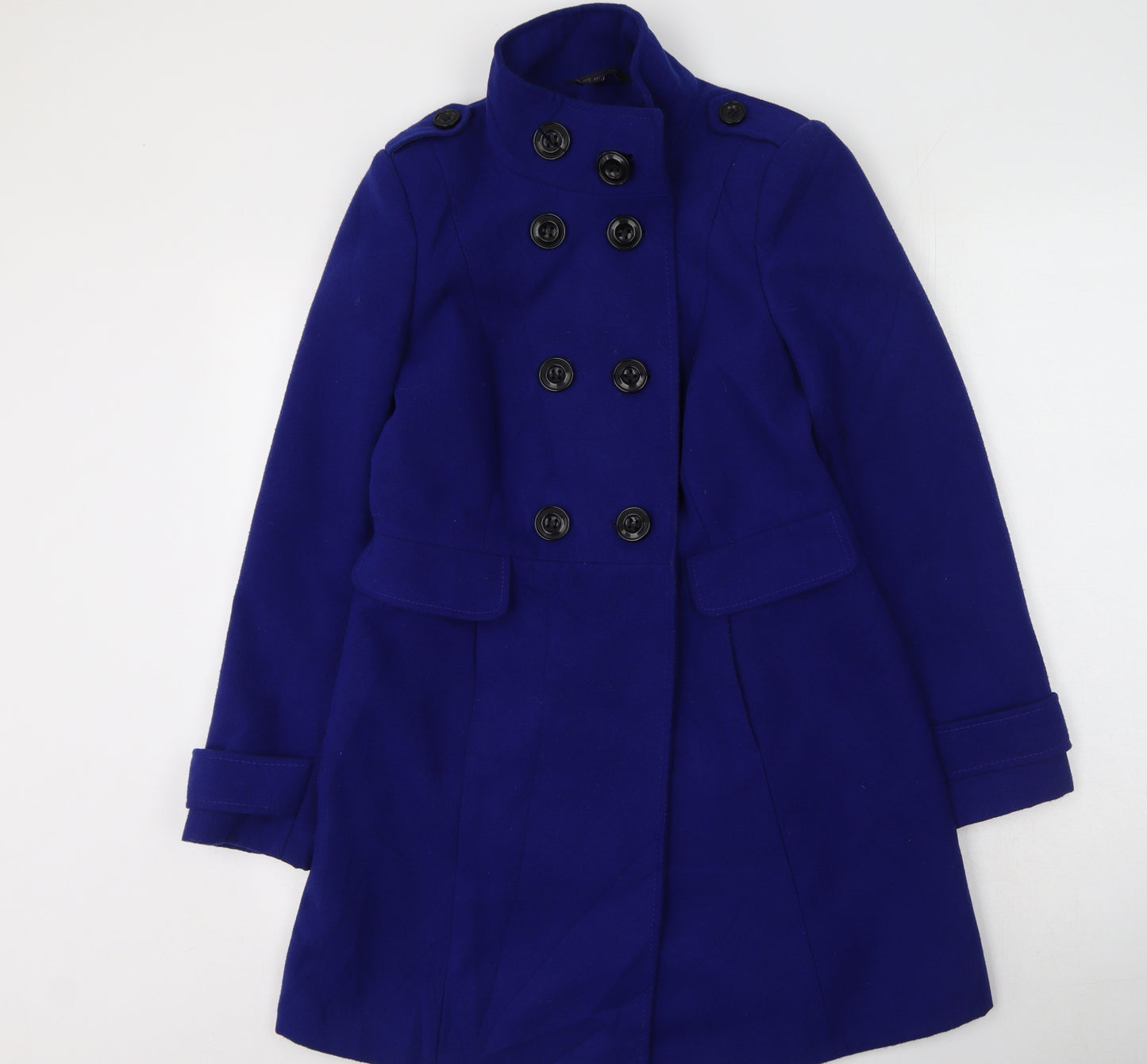 Marks and Spencer Womens Blue   Trench Coat Coat Size 8