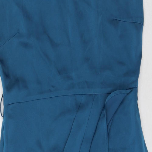 sheilay Womens Blue  Polyester Bodycon  Size M  Square Neck