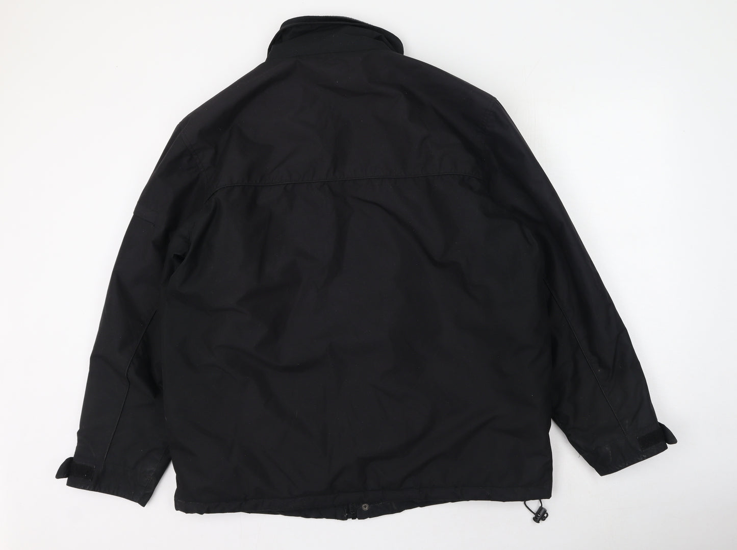 Cedar Wood State Mens Black   Rain Coat Coat Size M