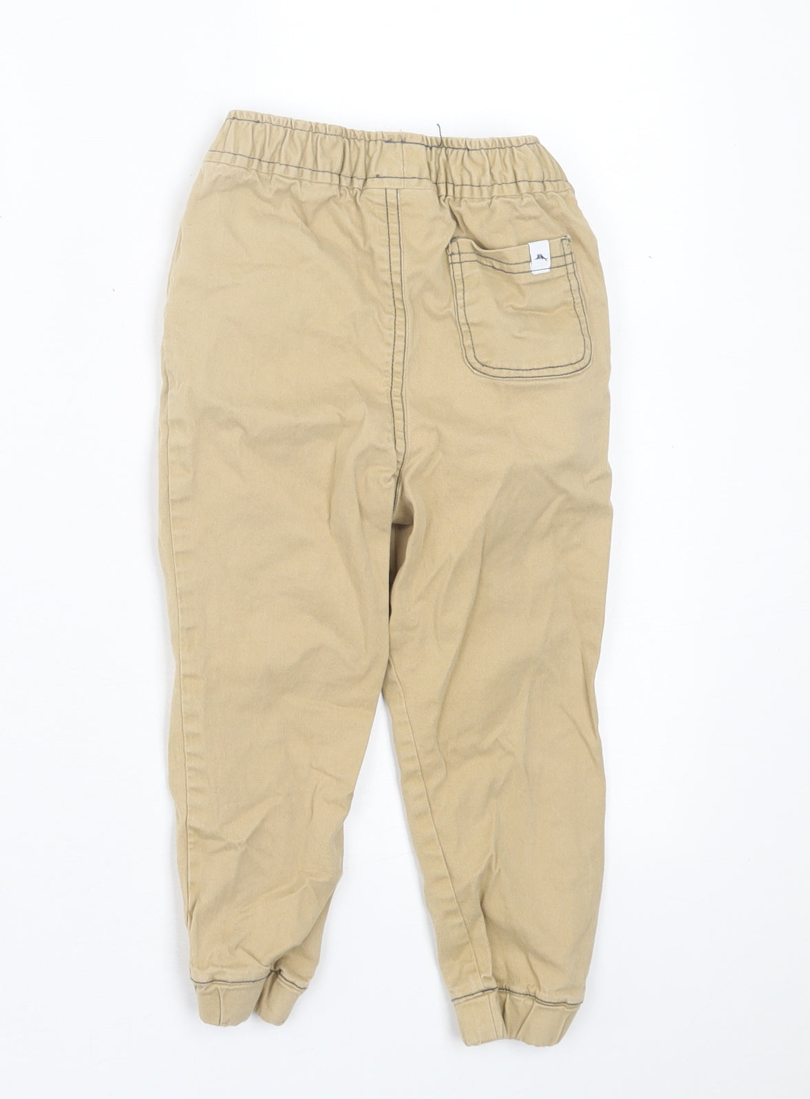 Tommy Bahama Boys Beige  Cotton Cargo Trousers Size 2-3 Years  Regular Tie