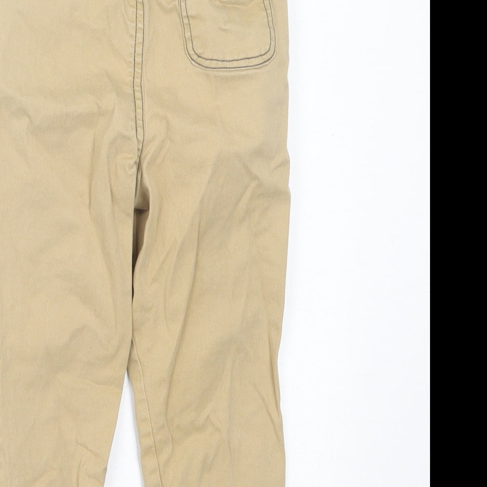 Tommy Bahama Boys Beige  Cotton Cargo Trousers Size 2-3 Years  Regular Tie