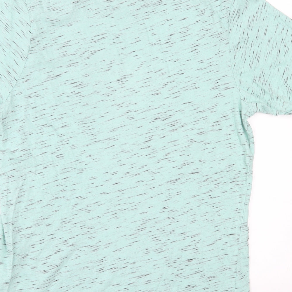 Primark Mens Green  Cotton  T-Shirt Size L Crew Neck