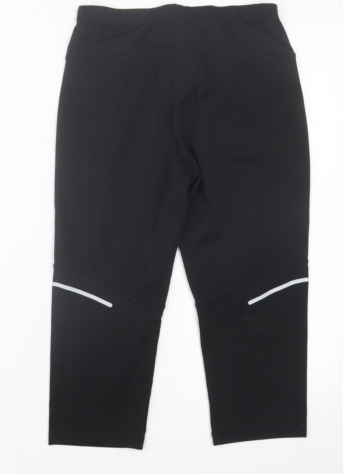 Crivit Womens Black  Polyester Cropped Leggings Size S L17 in Regular Pullover