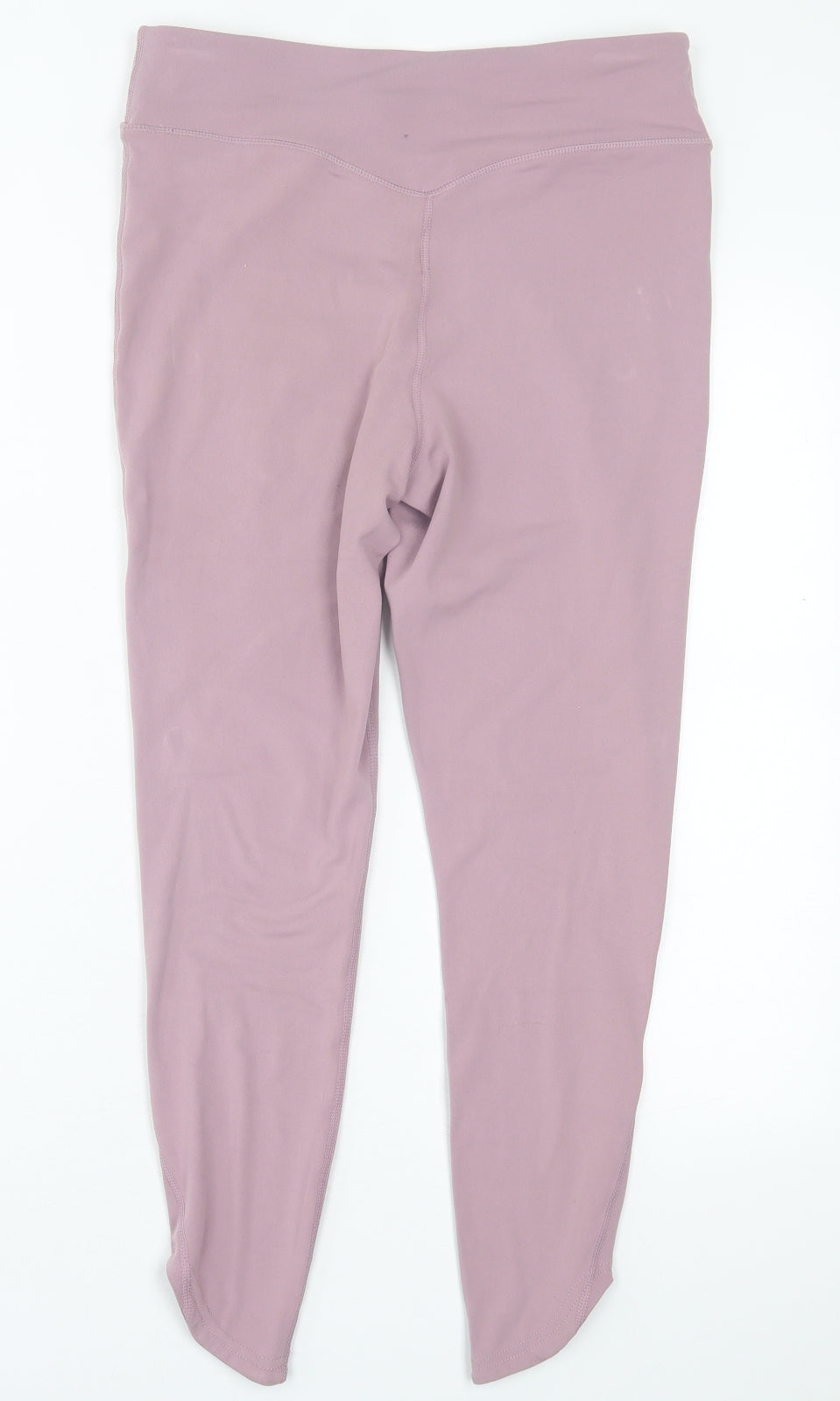 Dunnes Stores Womens Purple  Polyester Cropped Leggings Size M L25 in Regular Pullover