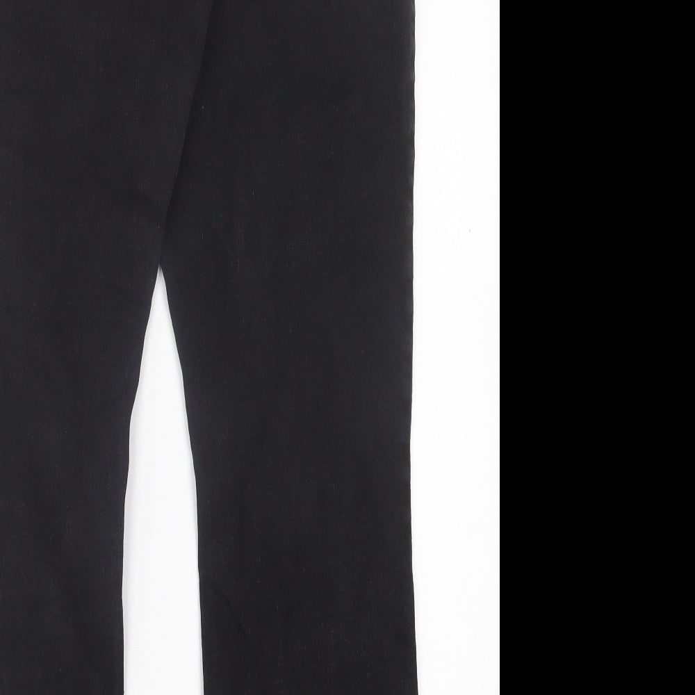 Principles Womens Black  Cotton Bootcut Jeans Size 18 L29 in Regular Button