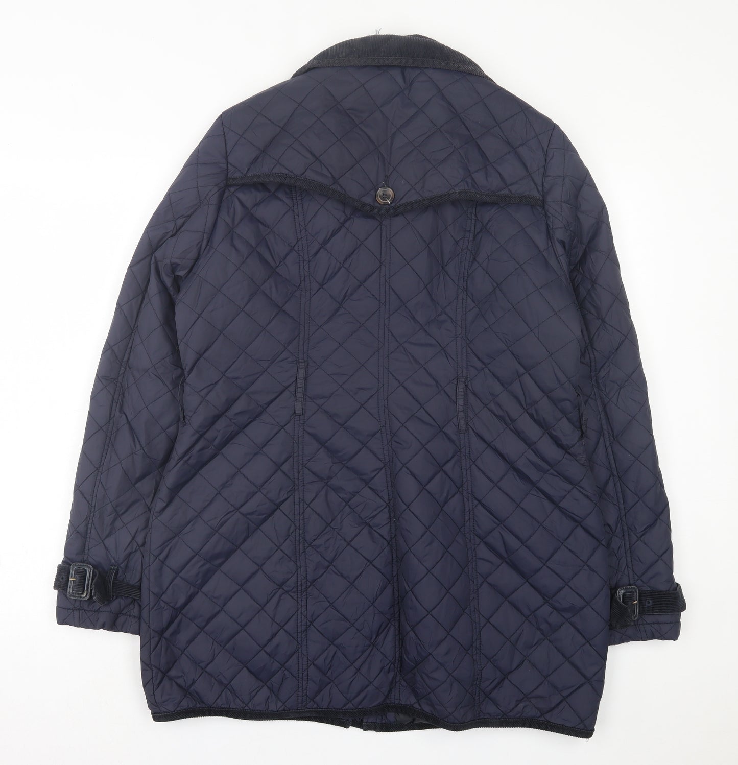 NEXT Womens Blue   Quilted Jacket Size 14  Zip