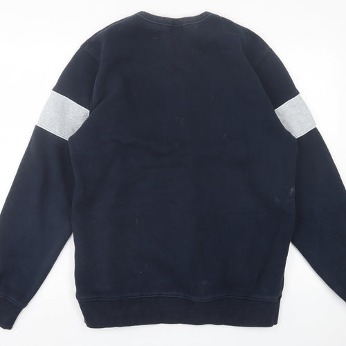 Blakely Clothing Mens Blue  Cotton Pullover Sweatshirt Size L