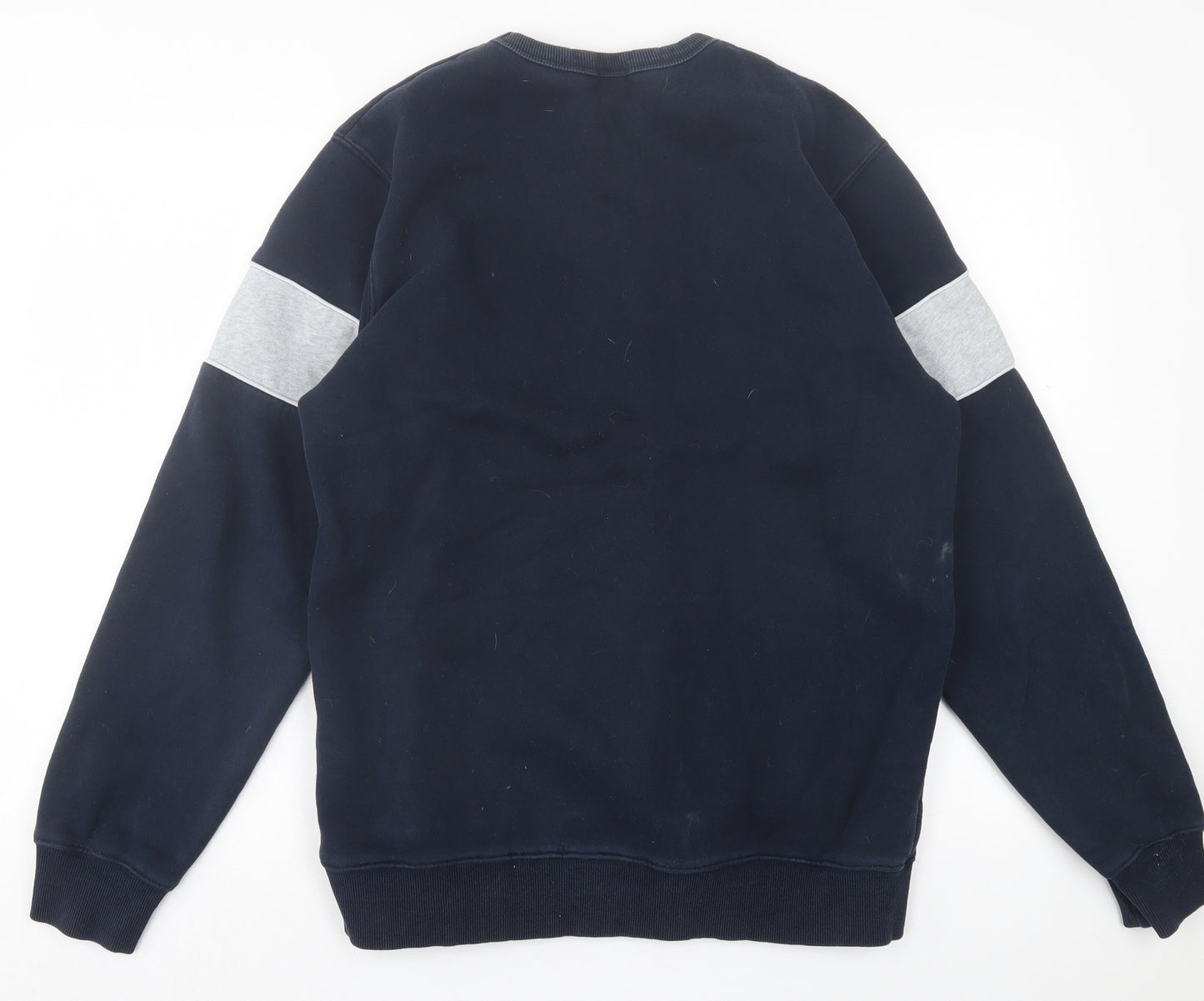 Blakely Clothing Mens Blue  Cotton Pullover Sweatshirt Size L