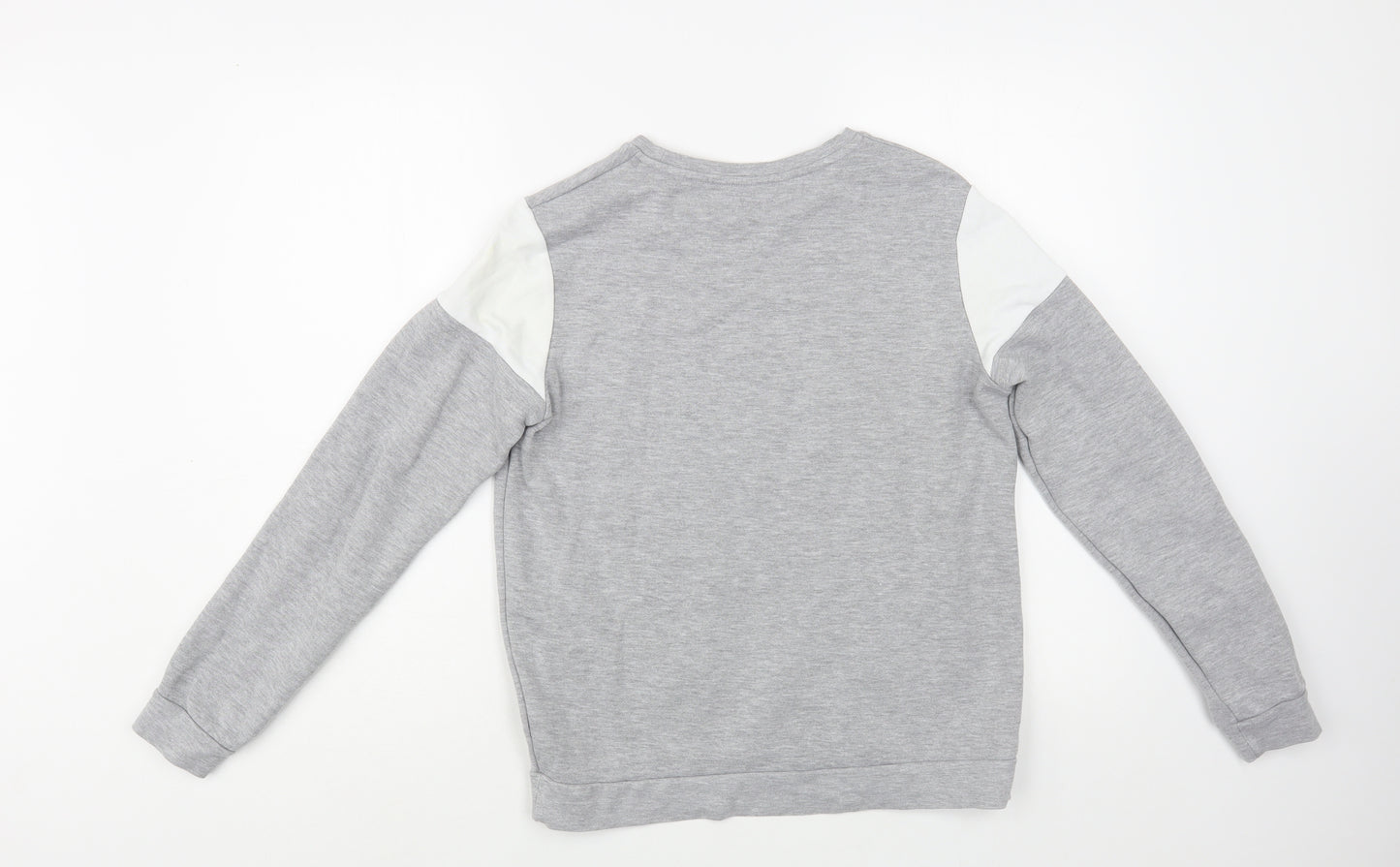 River Island Girls Grey  Cotton Pullover Sweatshirt Size 13-14 Years  Pullover