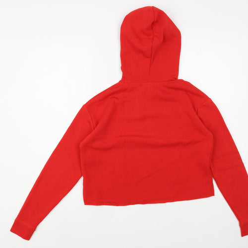 Primark Womens Red  Polyester Pullover Hoodie Size 6  Pullover