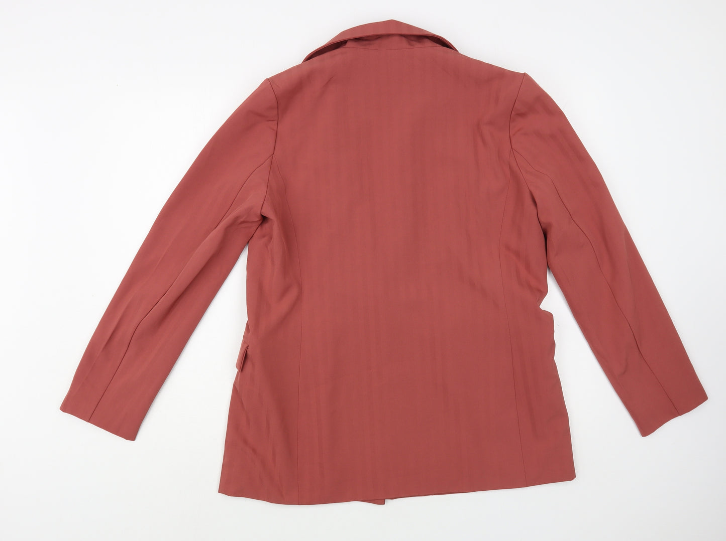 Cerise Blue Womens Pink   Jacket Blazer Size L  Button