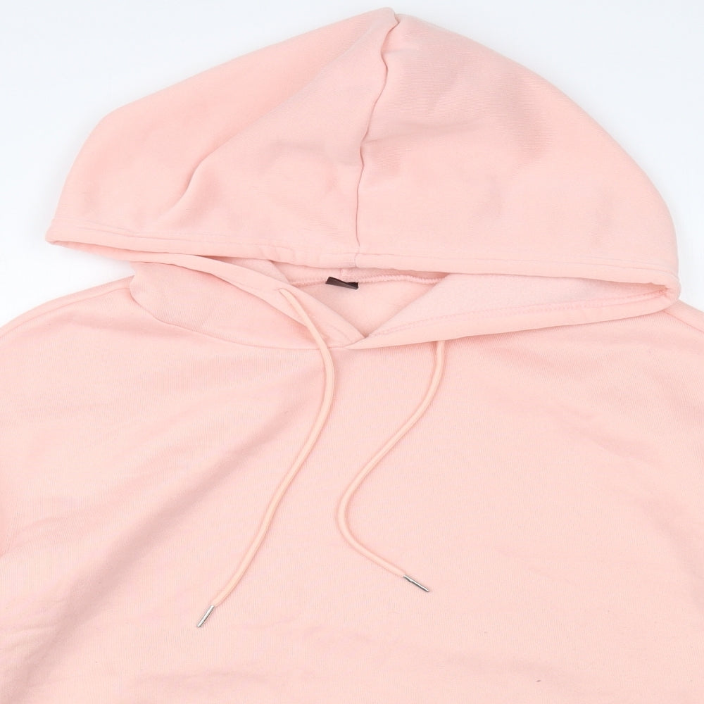 SheIn Womens Pink  Cotton Pullover Hoodie Size 2XL  Pullover