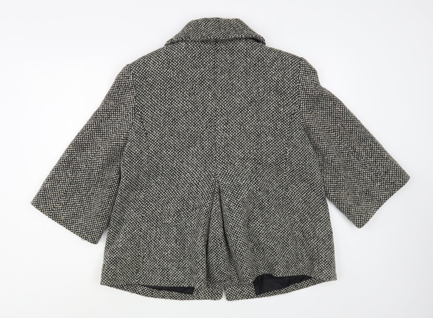 La Vie Womens Grey   Pea Coat Coat Size 14  Button