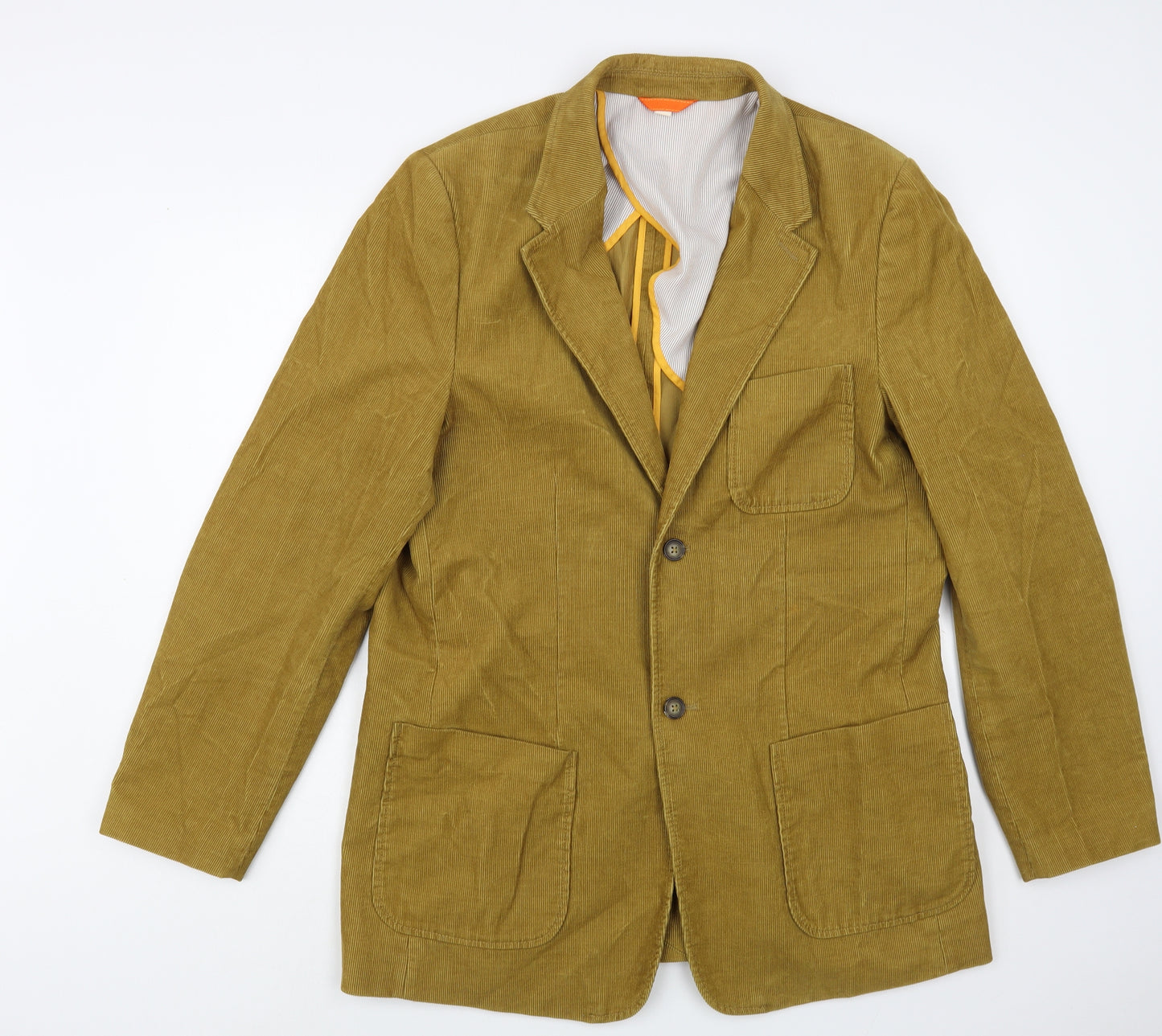Boden Mens Beige   Jacket Blazer Size L  Button