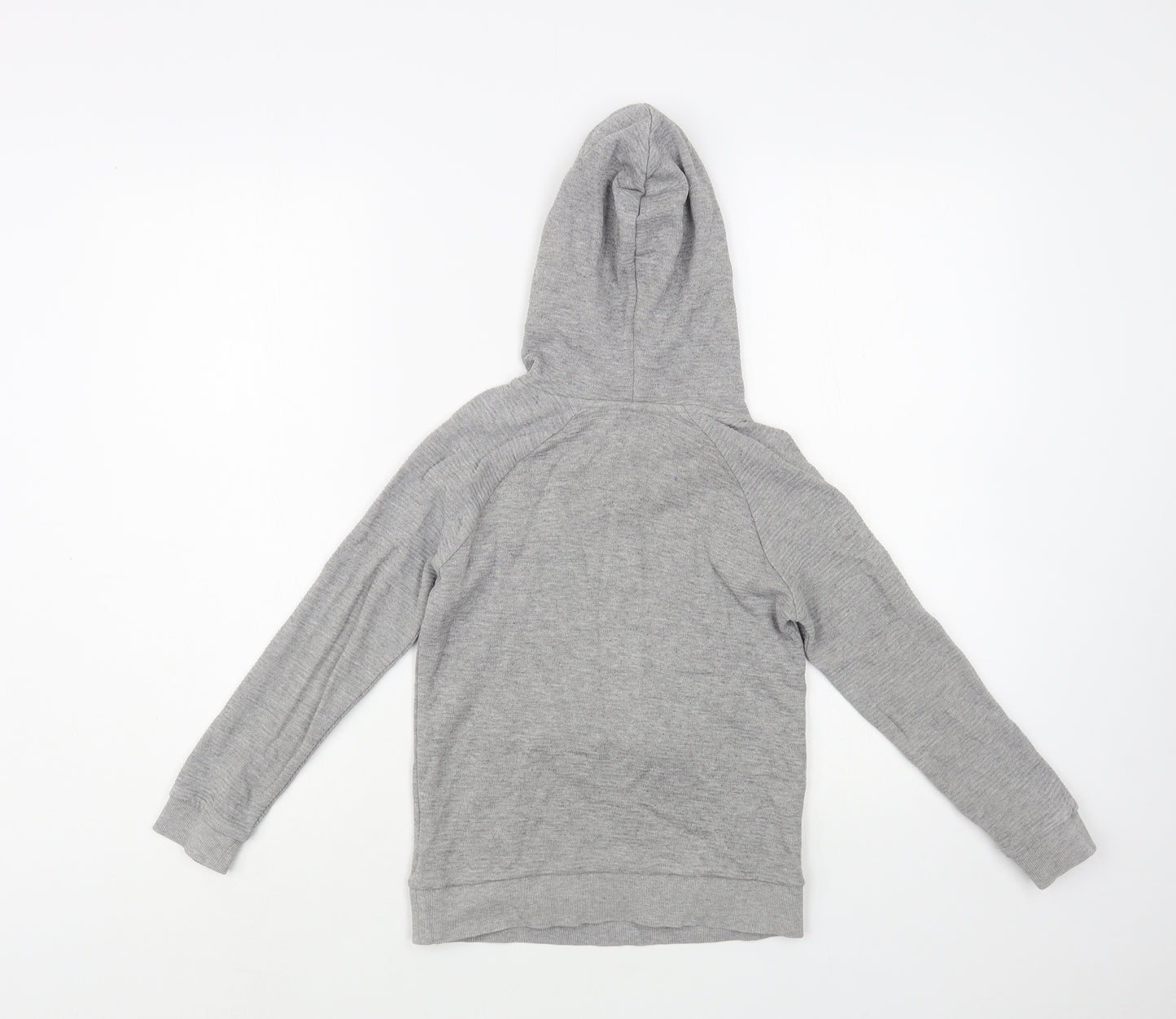 George Boys Grey  Cotton Pullover Hoodie Size 7-8 Years  Pullover