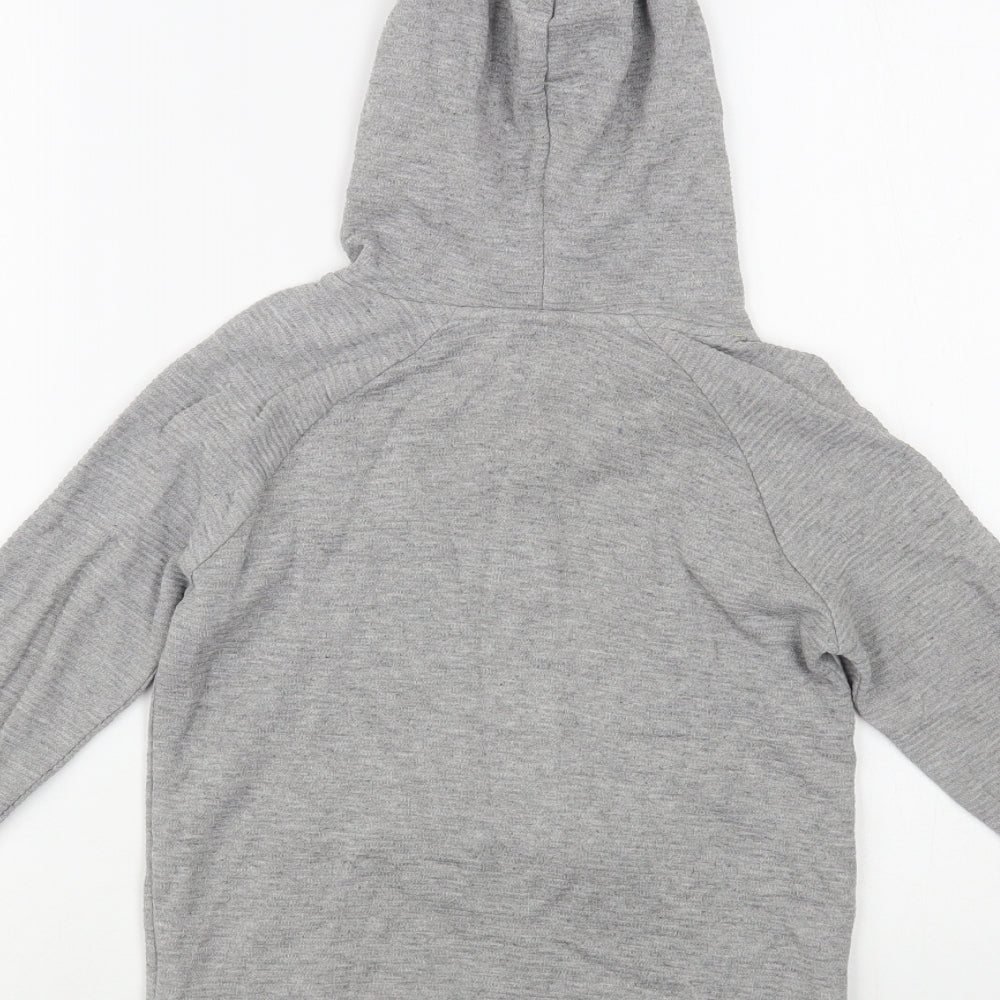 George Boys Grey  Cotton Pullover Hoodie Size 7-8 Years  Pullover